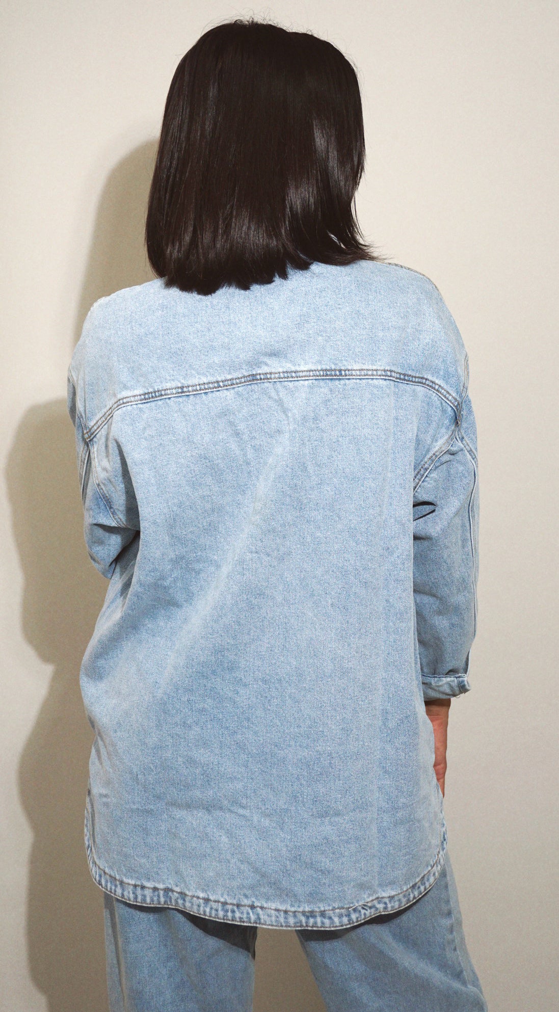 Julie Classic Denim Shacket